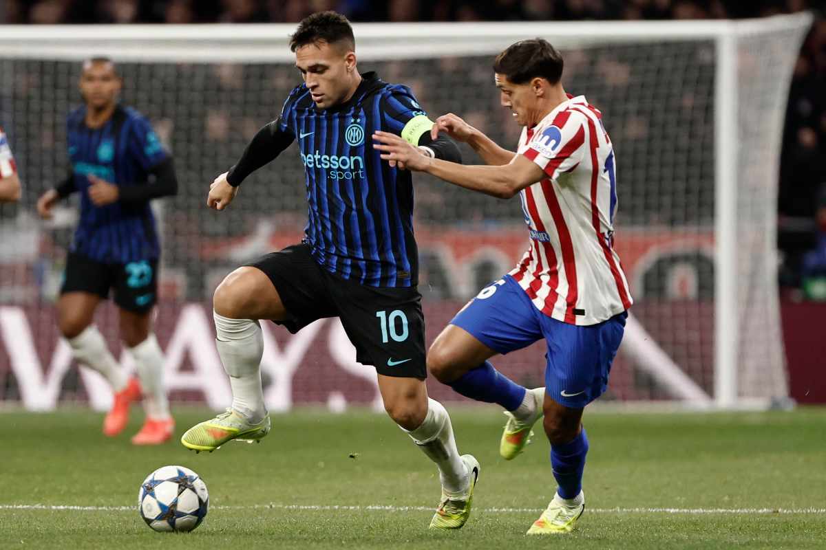PAGELLE E TABELLINO ATLETICO INTER 2 1: Lautaro e Calhanoglu, un altro flop dopo il derby. Barrios fondamentale