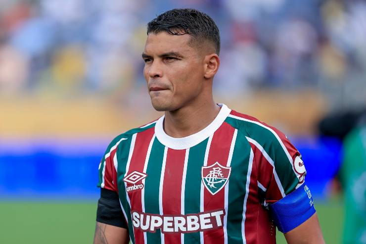 Thiago Silva con la maglia del Fluminense