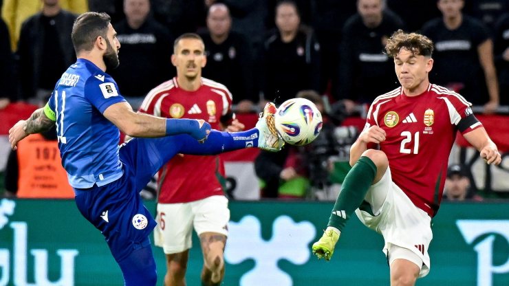 Toth in azione con l'Ungheria