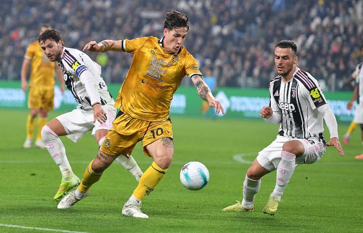 Zaniolo in Juve-Udinese