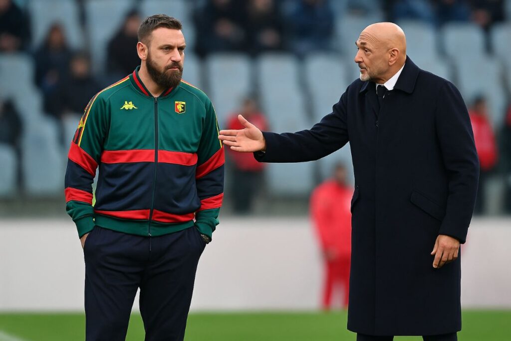 Daniele De Rossi e Luciano Spalletti