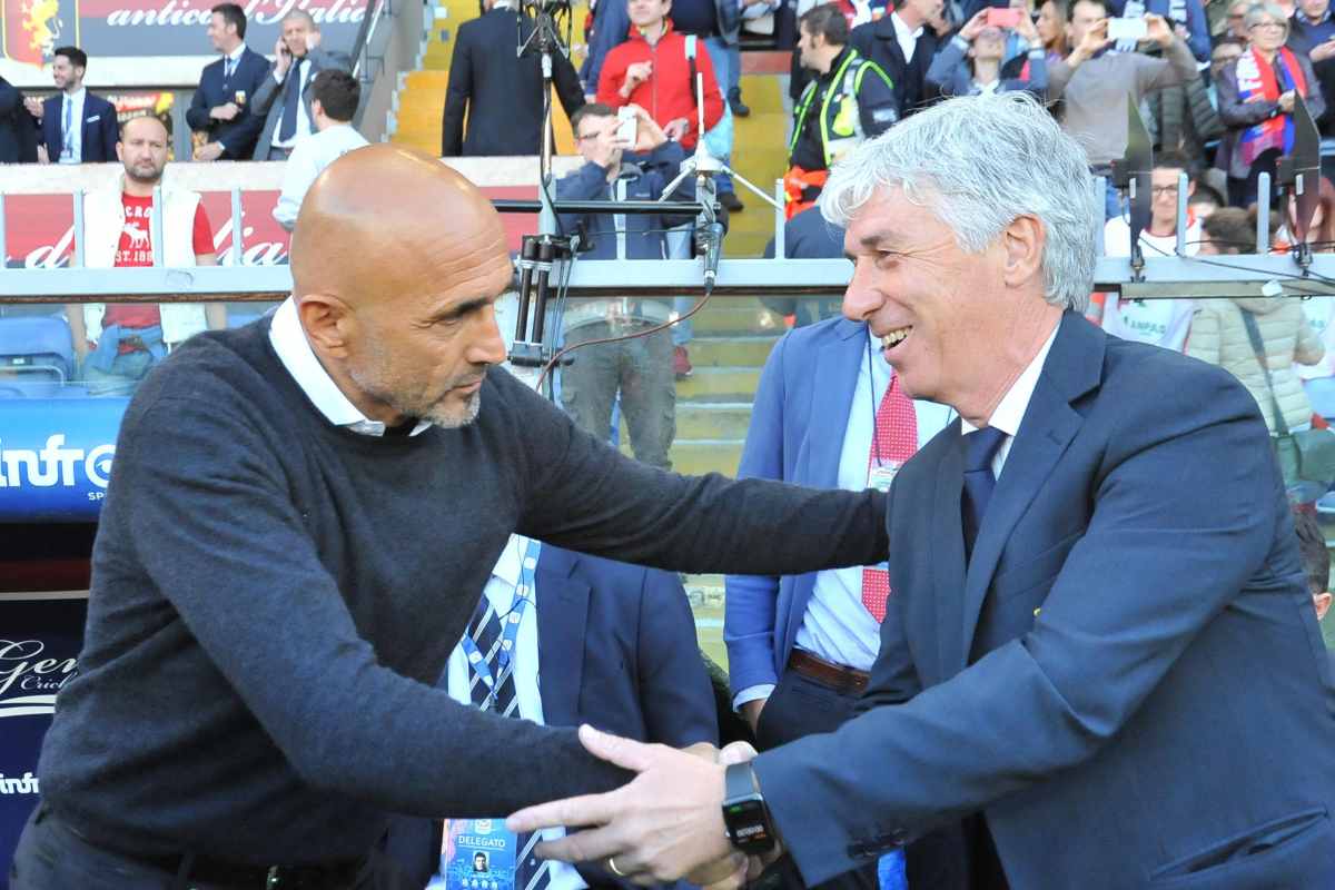 Spalletti e Gasperini si danno la mano 
