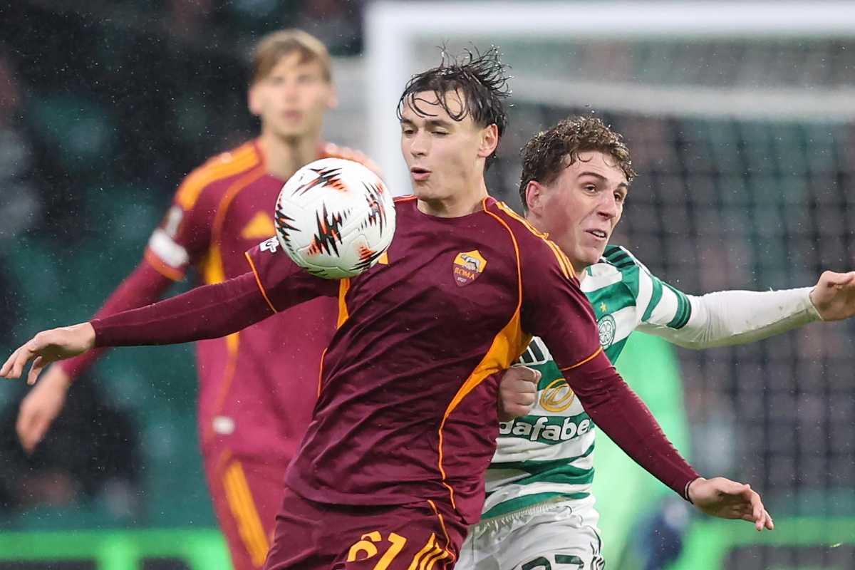 Pisilli in azione contro il Celtic