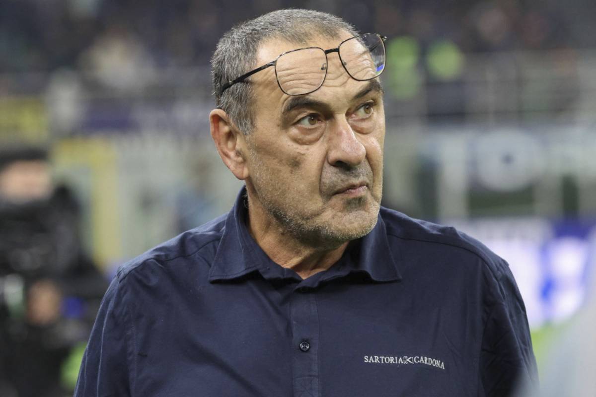 L'allenatore della Lazio, Maurizio Sarri