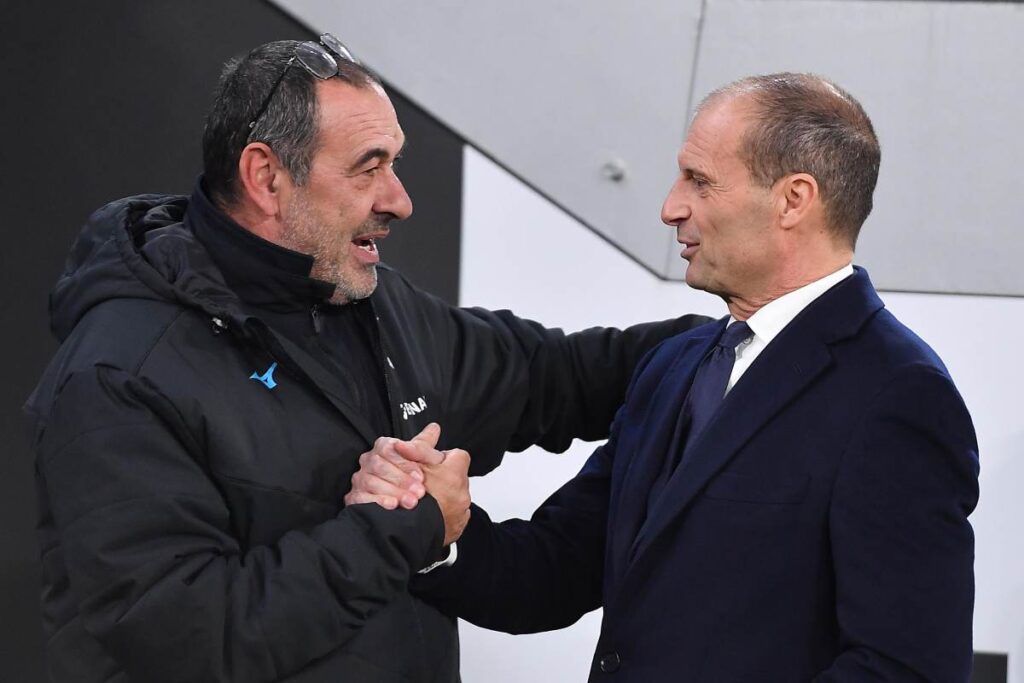 Maurizio Sarri e Massimiliano Allegri