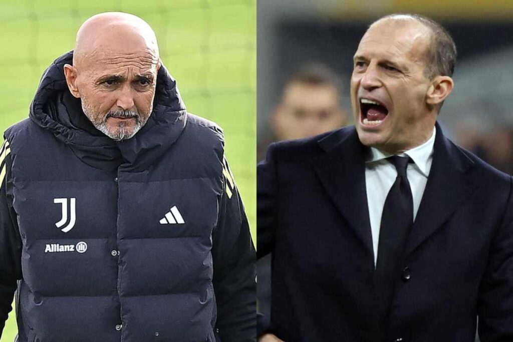 Luciano Spalletti e Massimiliano Allegri