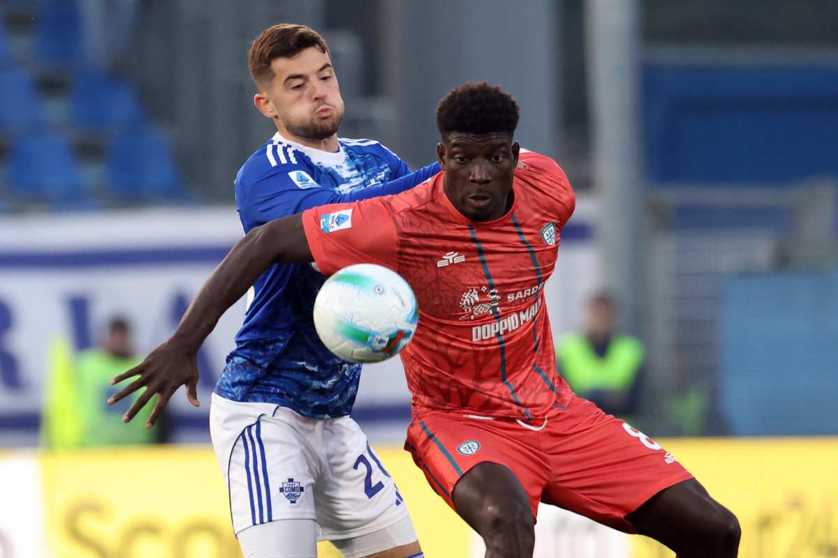 Baturina in azione col Como