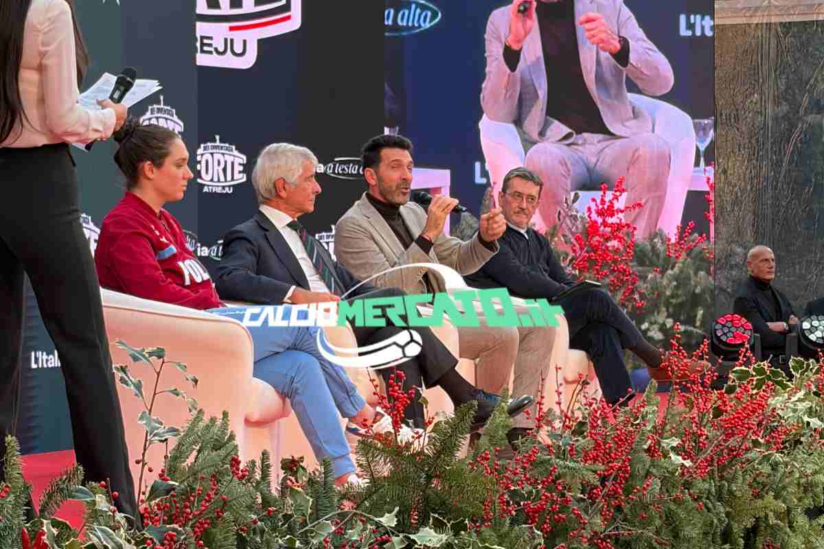 Cessione Juve, l’annuncio di Abodi e Buffon. Poi tuonano entrambi sul caso Folorunsho | VIDEO CM.IT Cessione Juve, l’annuncio di Abodi e Buffon. Poi tuonano entrambi sul caso Folorunsho | VIDEO CM.IT