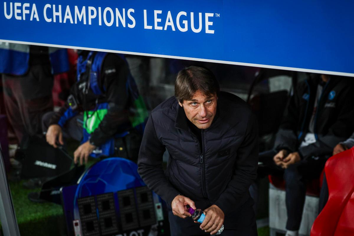 Conte prima di Benfica-Napoli
