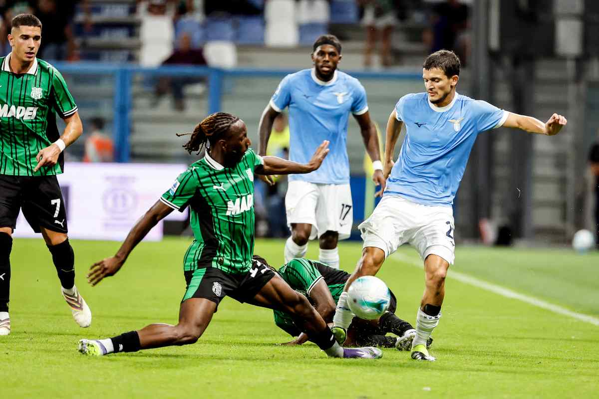 Coulibaly in Sassuolo-Lazio