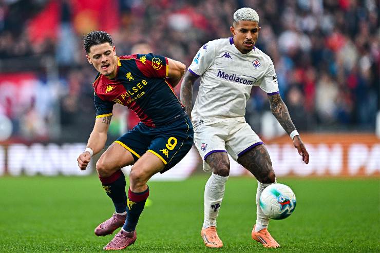 Dodo in azione con la Fiorentina