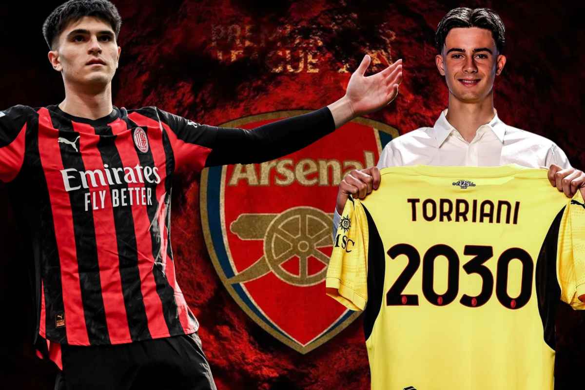 Grafica Arsenal Milan Bartesaghi Torriani