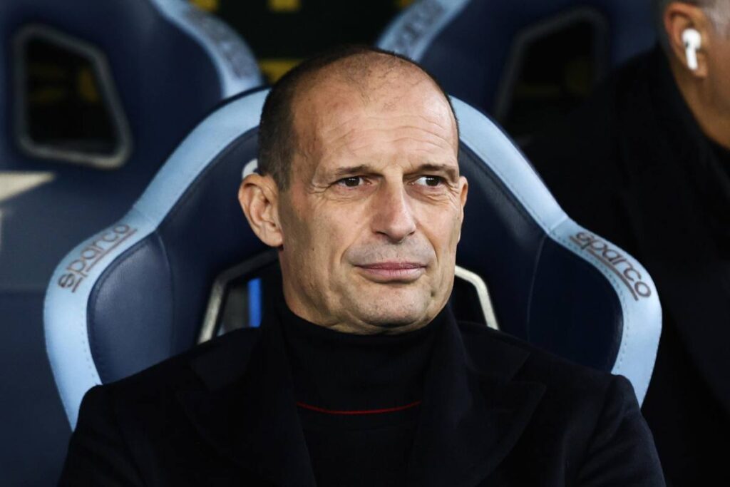 Allegri prima di Lazio-Milan