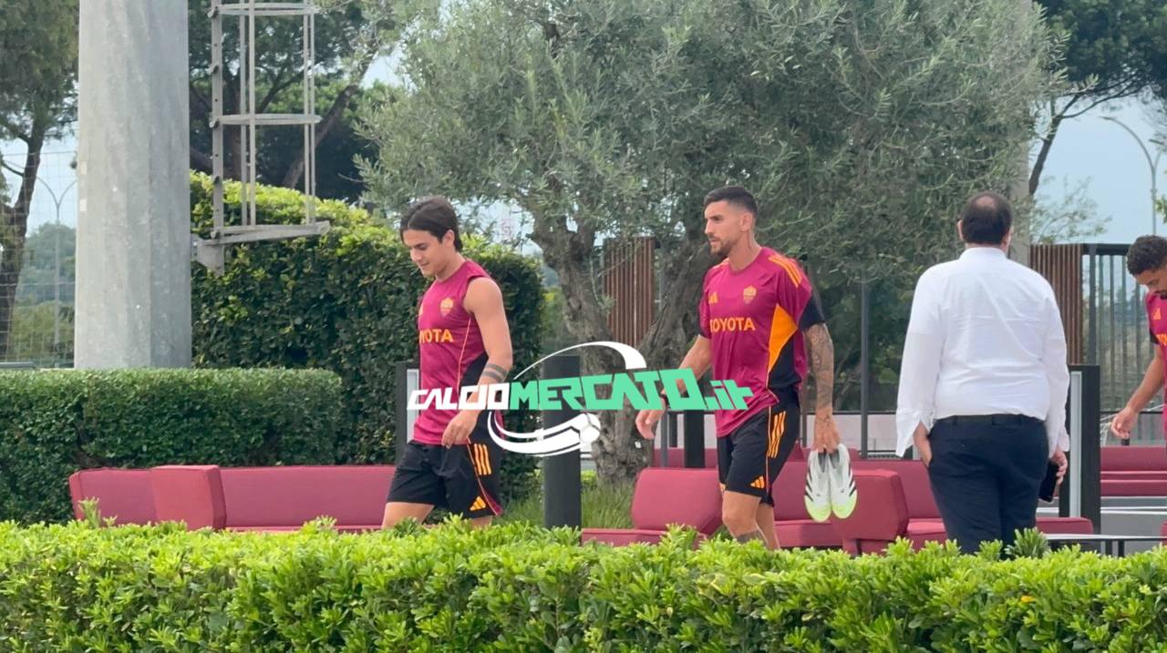 Pellegrini e Dybala a Trigoria