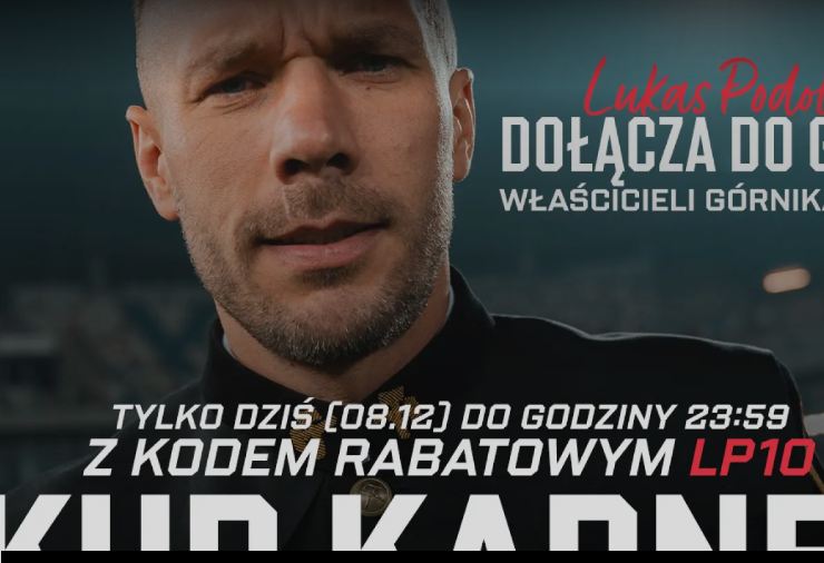 Podolski azionista del Gornik