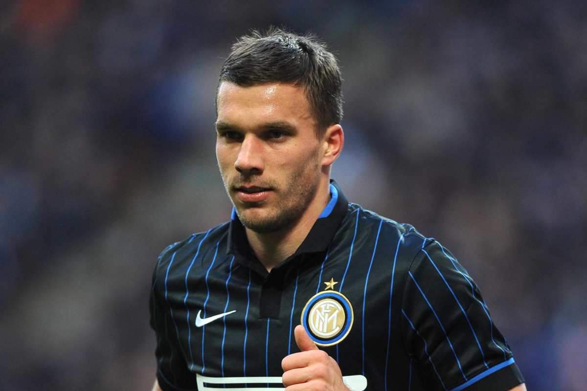 Podolski ai tempi dell'Inter