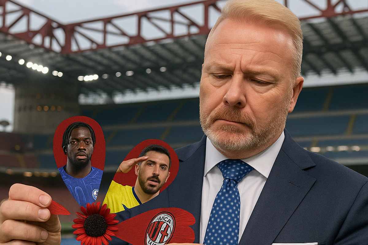 Tare sfoglia la margherita dei difensori per il Milan a gennaio: Disasi e Gila, immagine creata con intelligenza artificiale