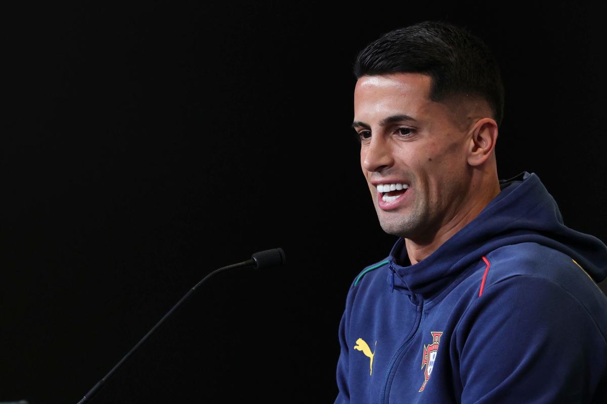 Cancelo in conferenza stampa