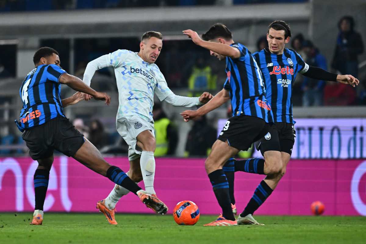 Frattesi in azione con la maglia dell’Inter