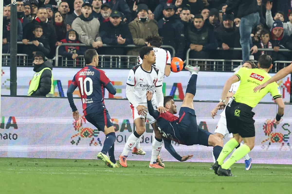 Cagliari Milan, perché Abisso non ha dato rigore sul tocco di mano di Ricci