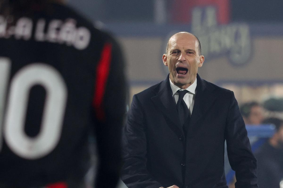 Allegri durante Como-Milan