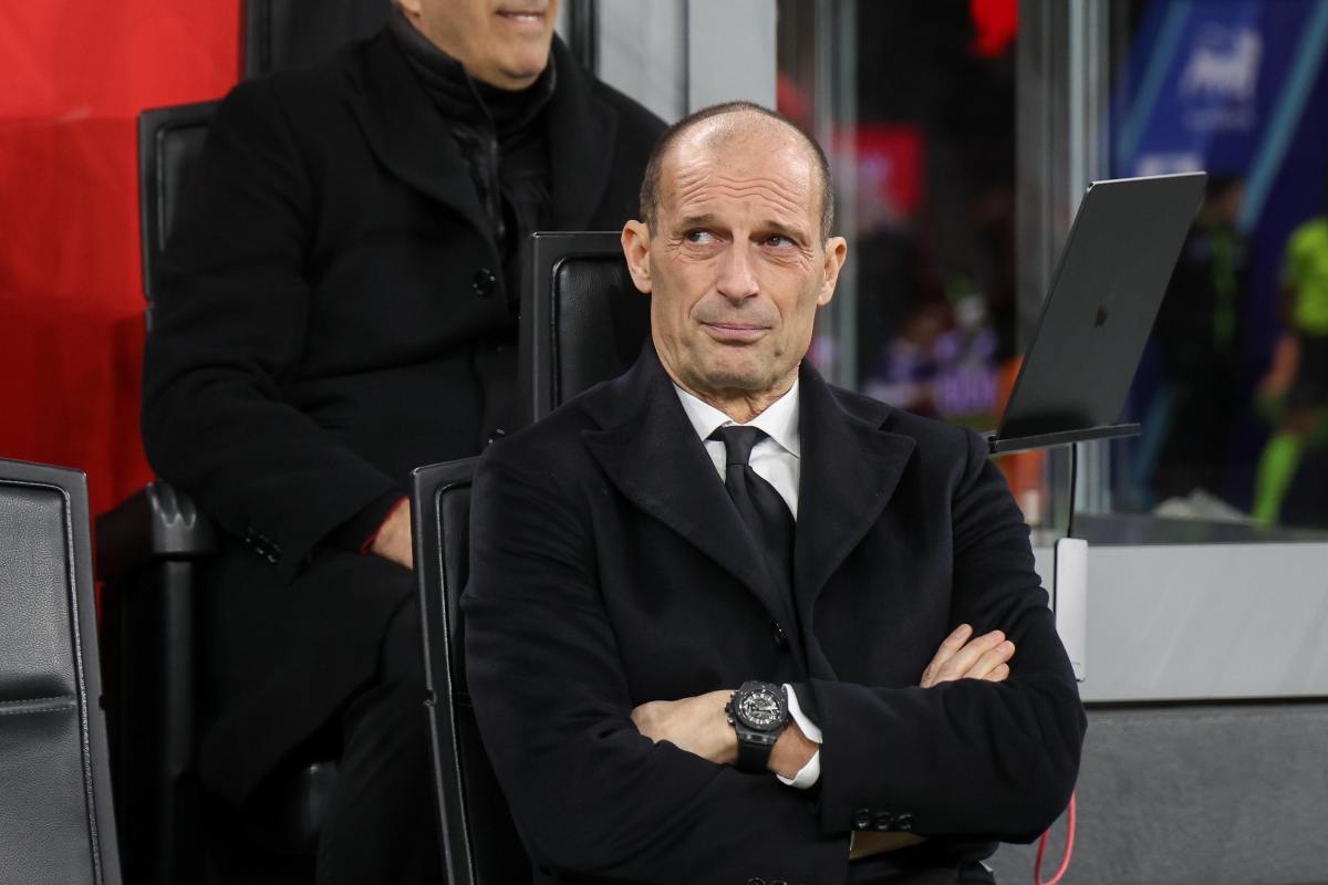 Allegri prima di una partita del Milan