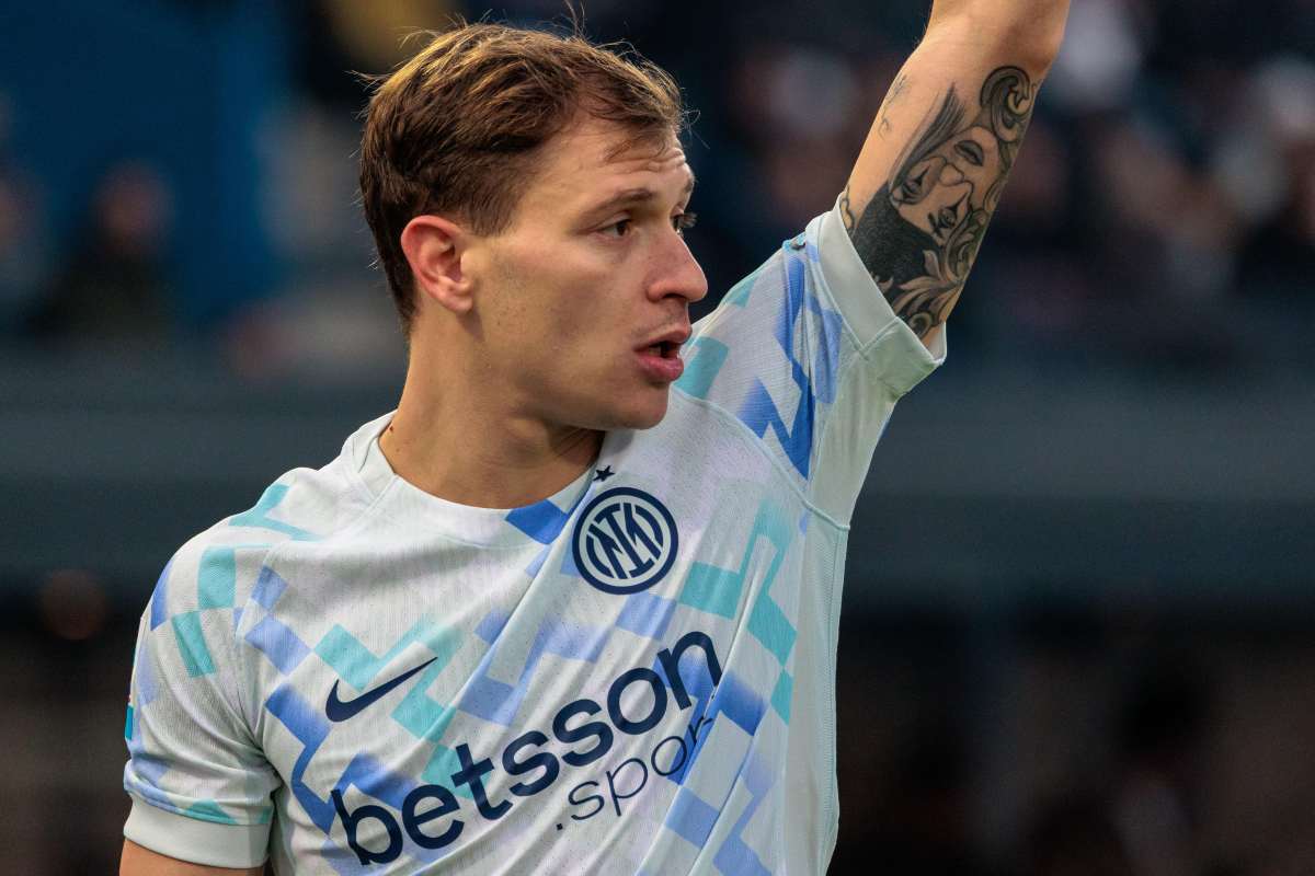 Barella durante una partita dell'Inter