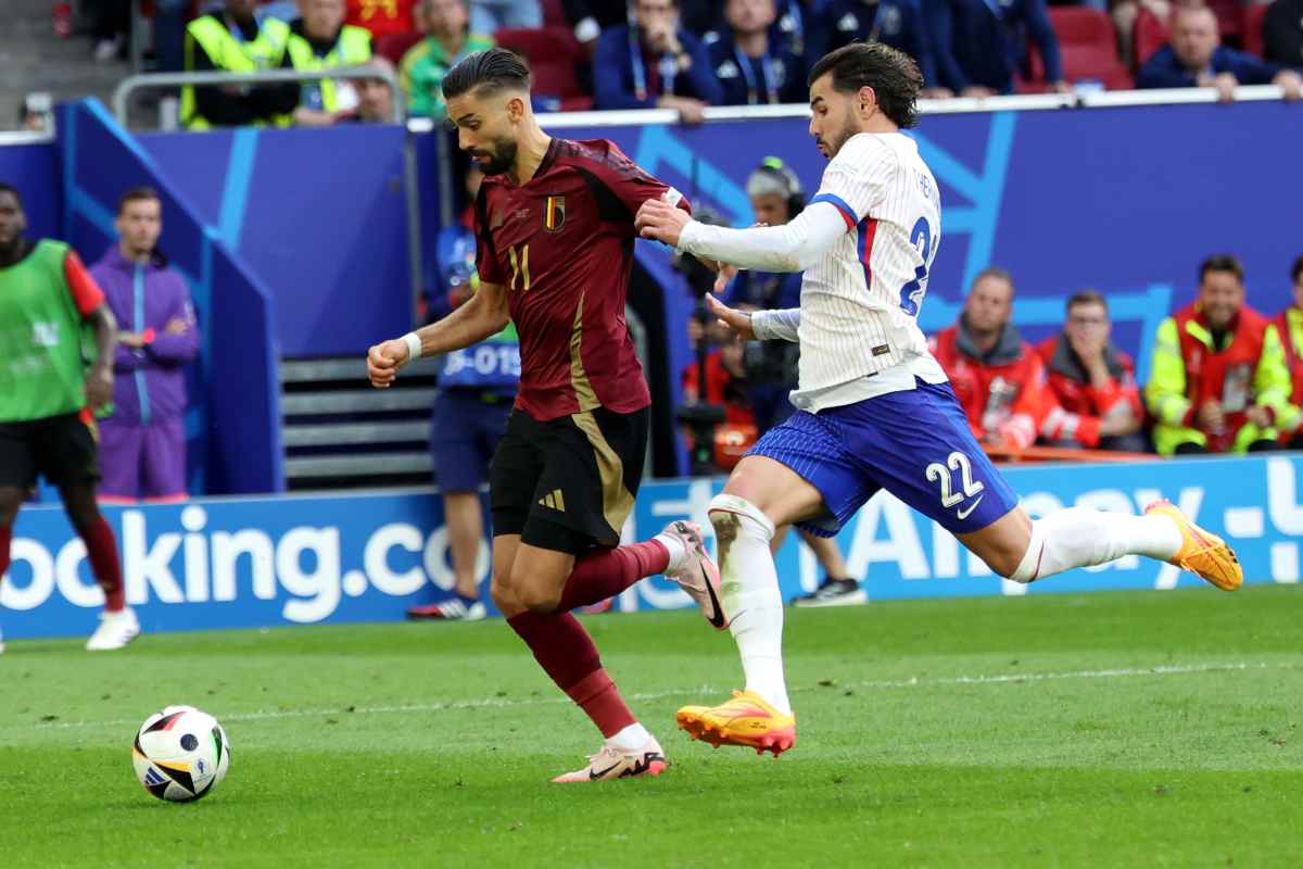 Carrasco in azione col Belgio