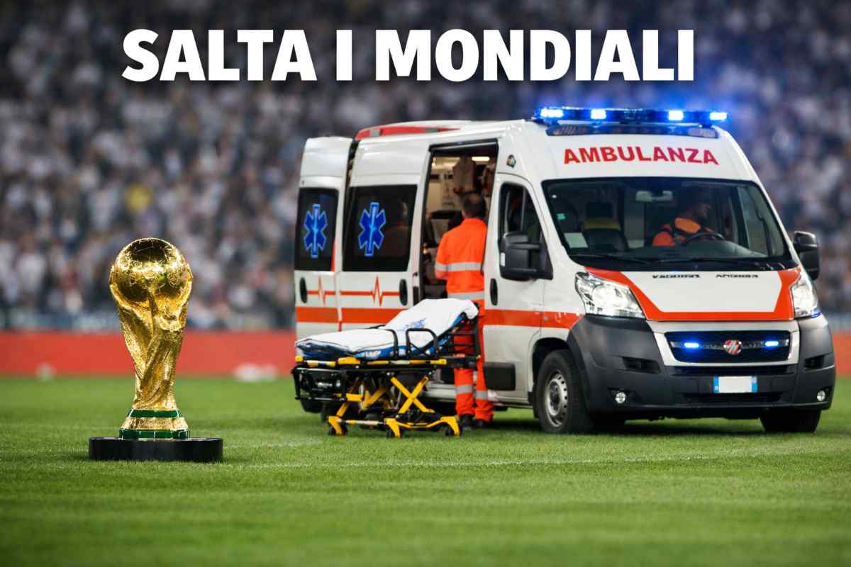 Frattura al piede, salta la nazionale e mondiali a forte rischio