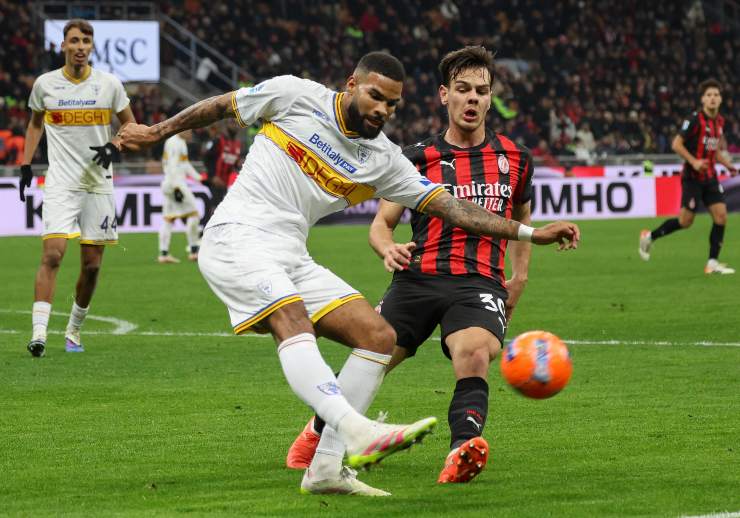 Jashari in Milan-Lecce