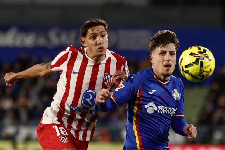 Molina in azione con l'Atletico