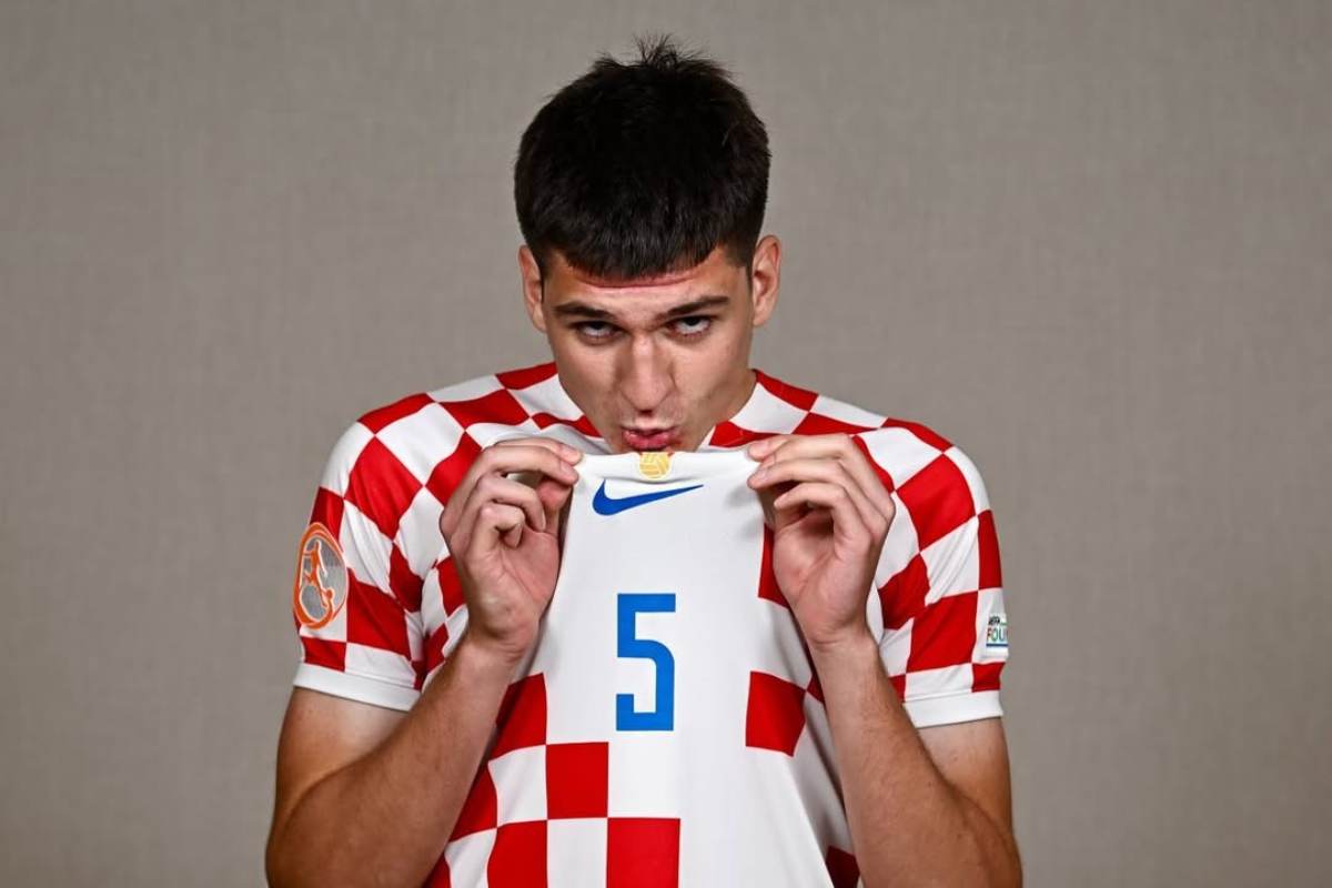 Puljic con la maglia della Croazia