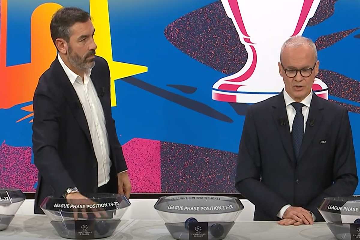 Immagine sorteggio playoff Champions