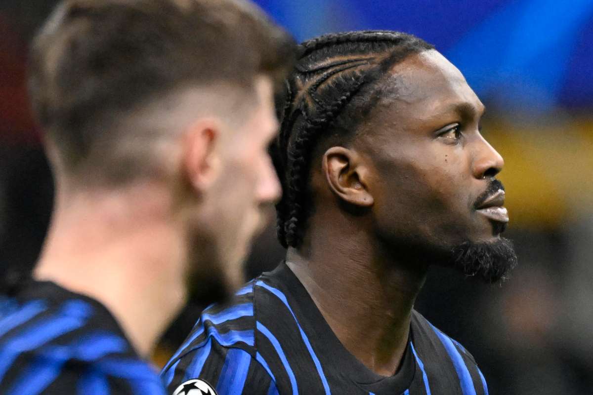 Thuram alla fine di Inter-Arsenal