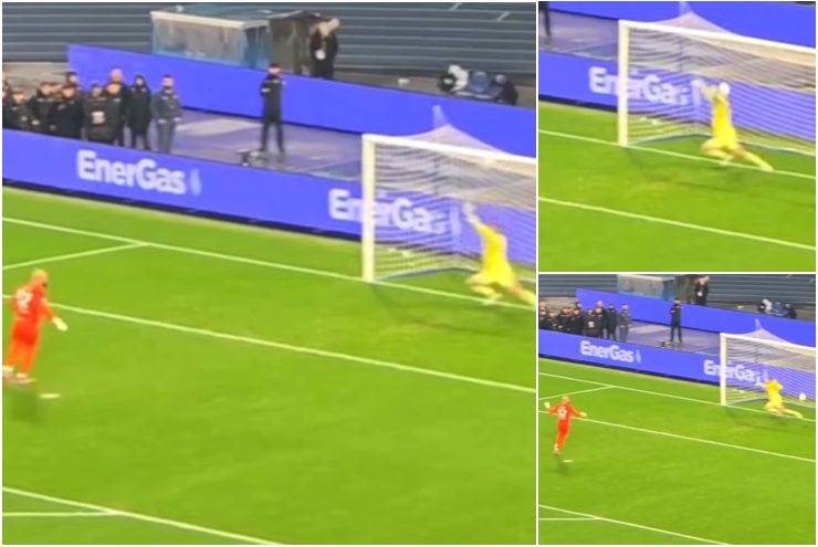 Il rigore di Milinkovic Savic 