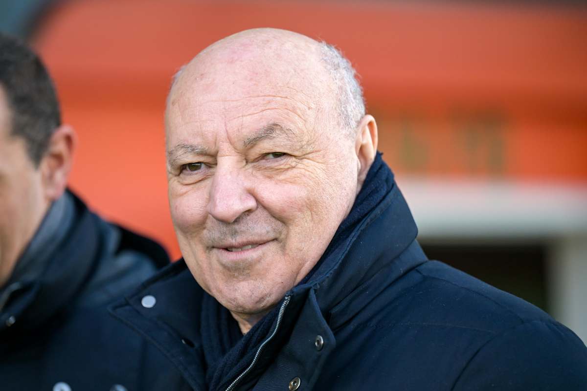Marotta prima di una partita dell'Inter