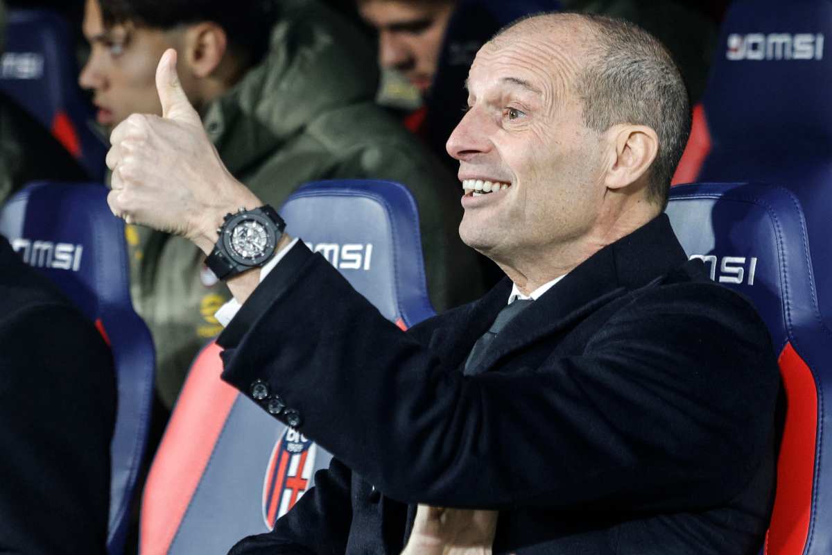 Allegri prima di una partita del Milan
