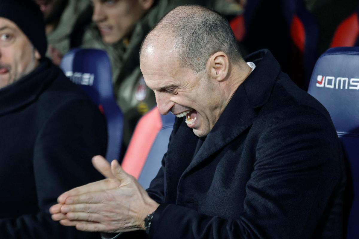 Allegri prima di Bologna-Milan