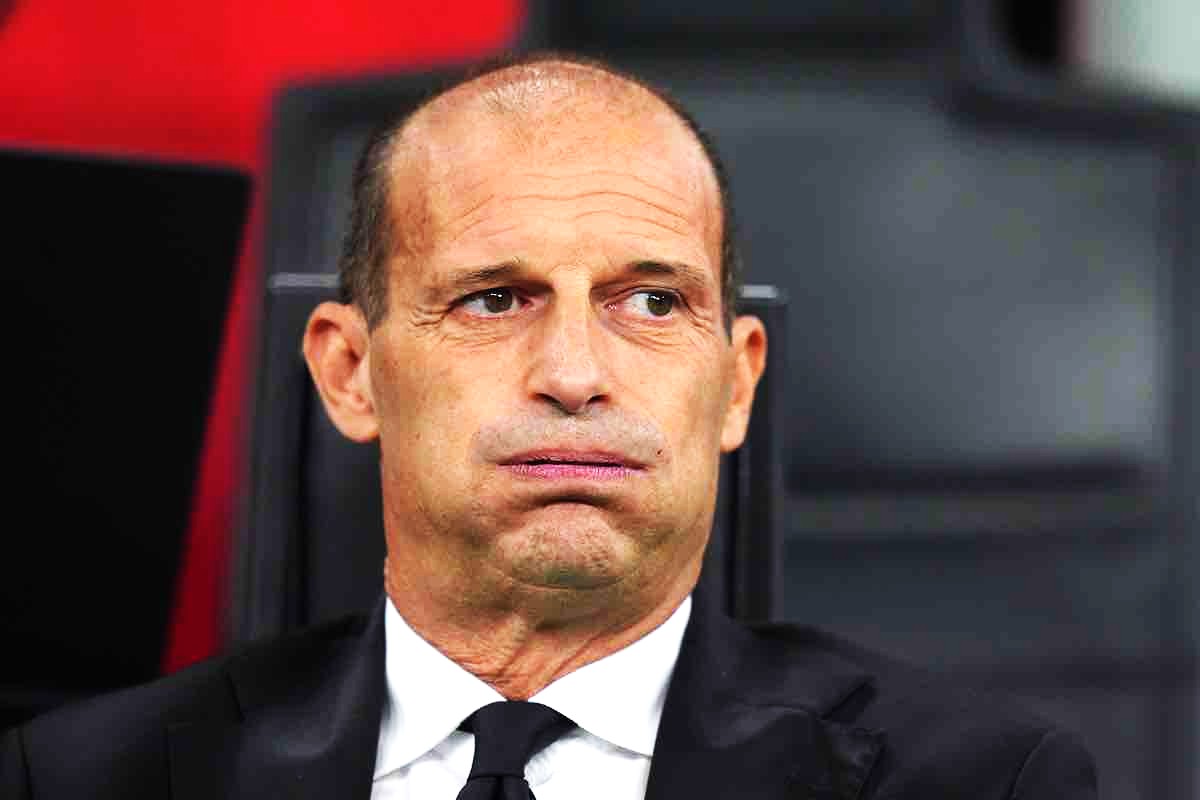 Allegri prima di una partita del Milan