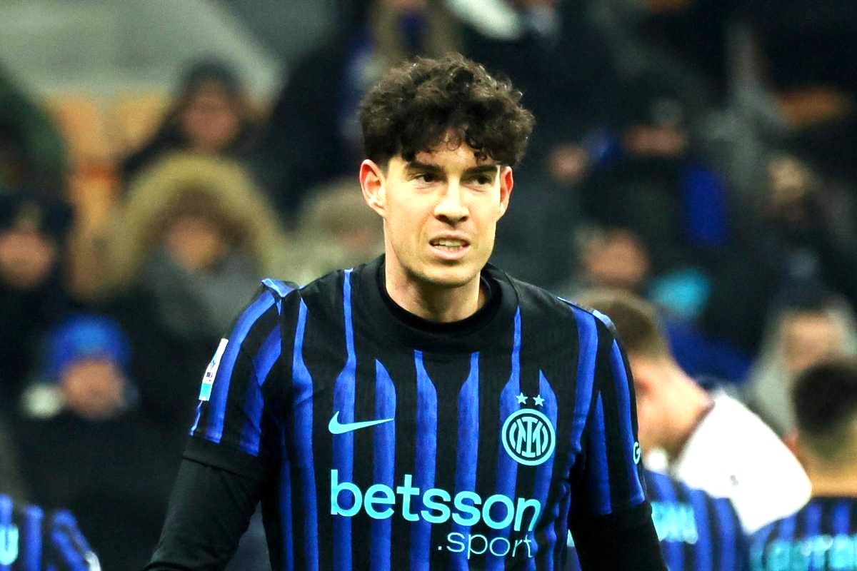 Bastoni durante una partita dell'Inter