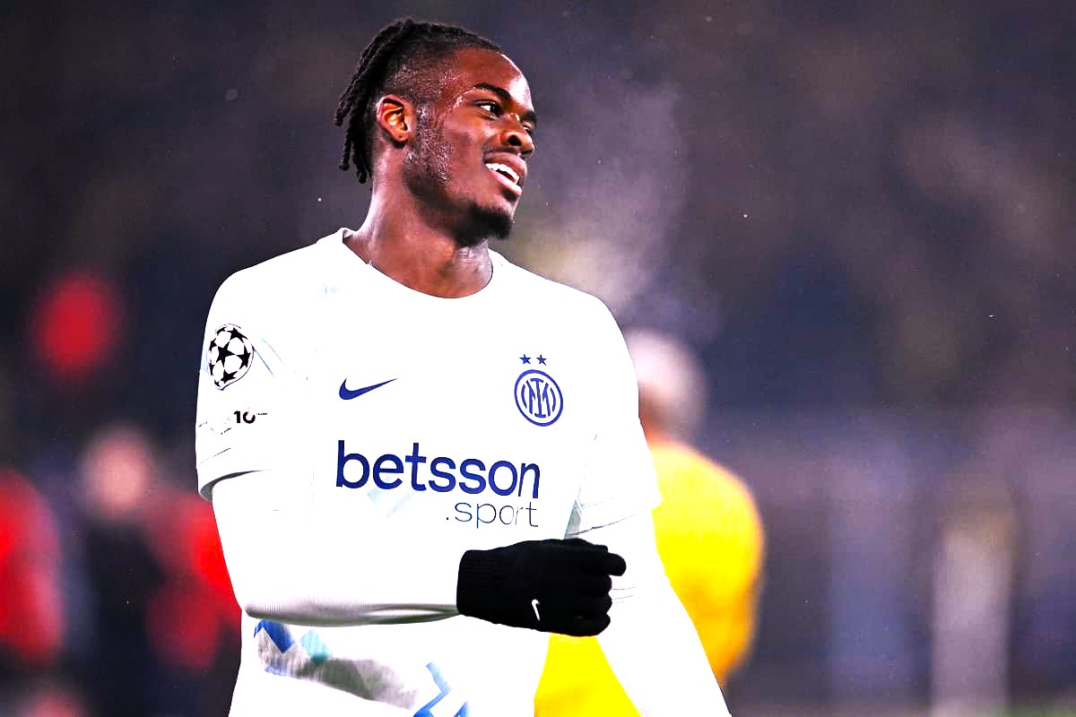 Bisseck durante una partita dell'Inter