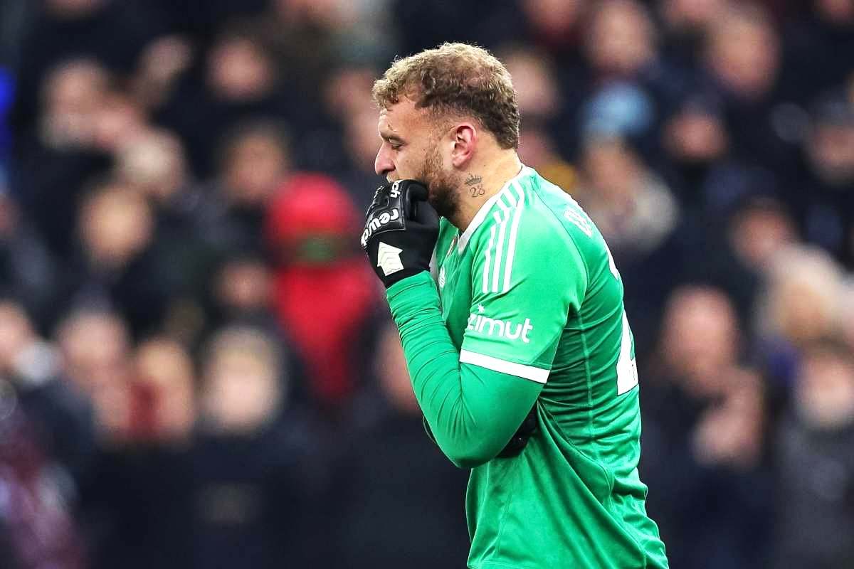 Di Gregorio durante una partita della Juve