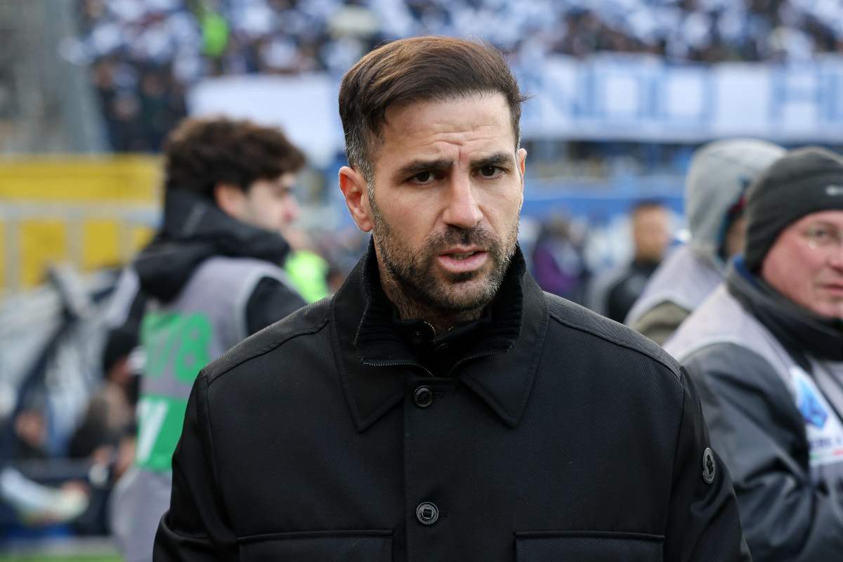 Fabregas prima di una partita del Como