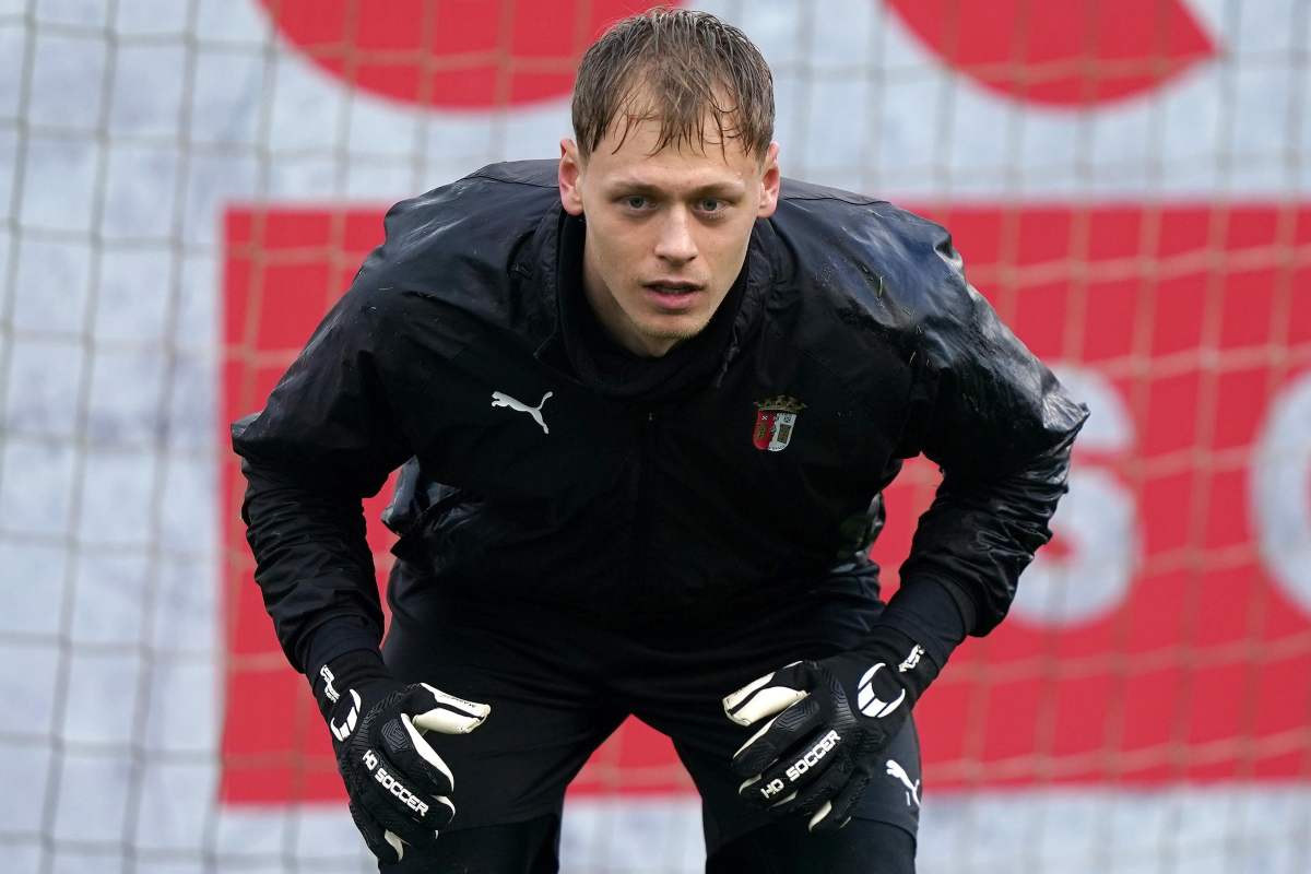 Hornicek in allenamento