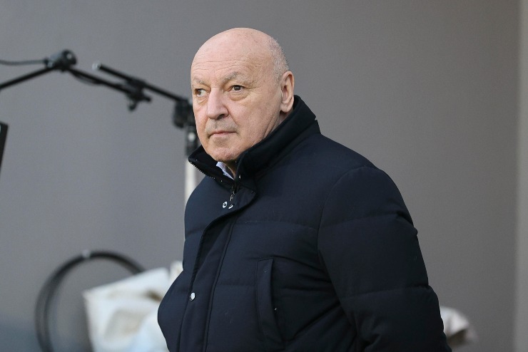 Marotta prima di una partita dell'Inter