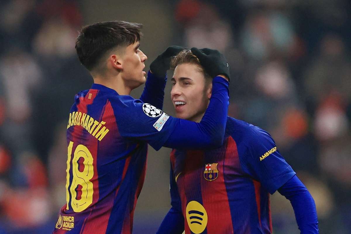 Martin durante una partita del Barcellona