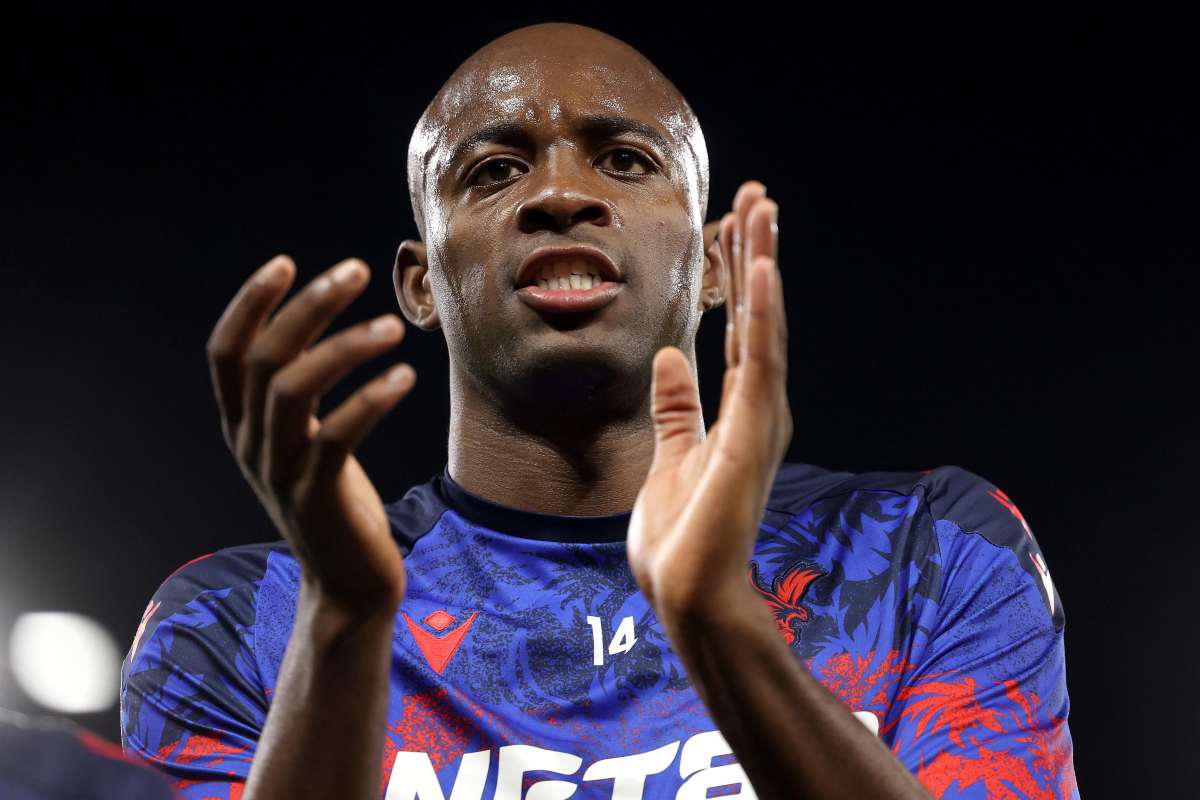 Mateta dopo una partita col Crystal Palace