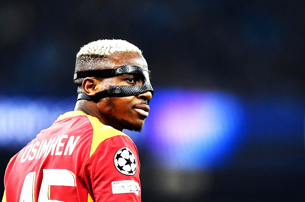Osimhen durante una partita del Galatasaray
