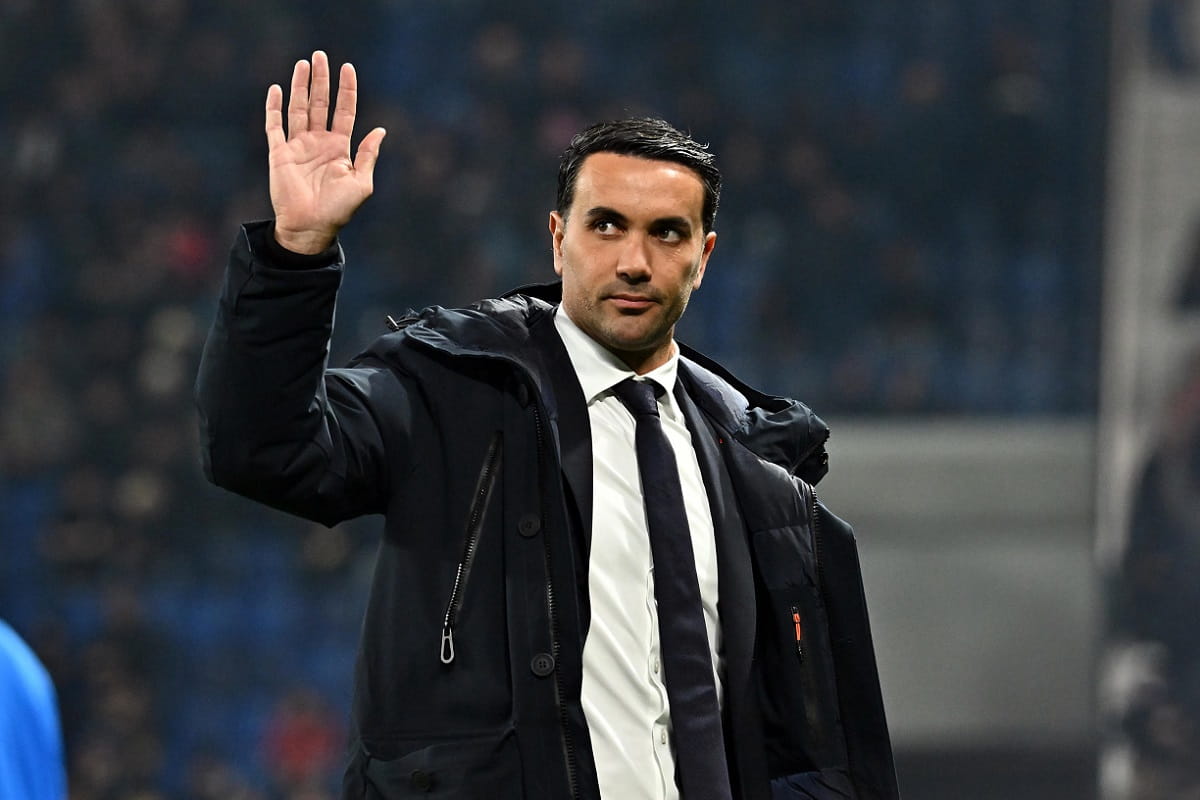 Palladino prima di una gara dell'Atalanta