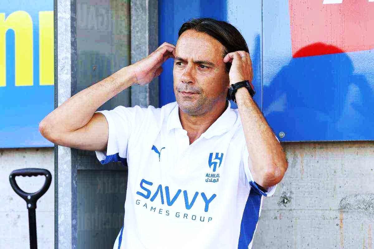 Inzaghi sulla panchina dell'Al-Hilal